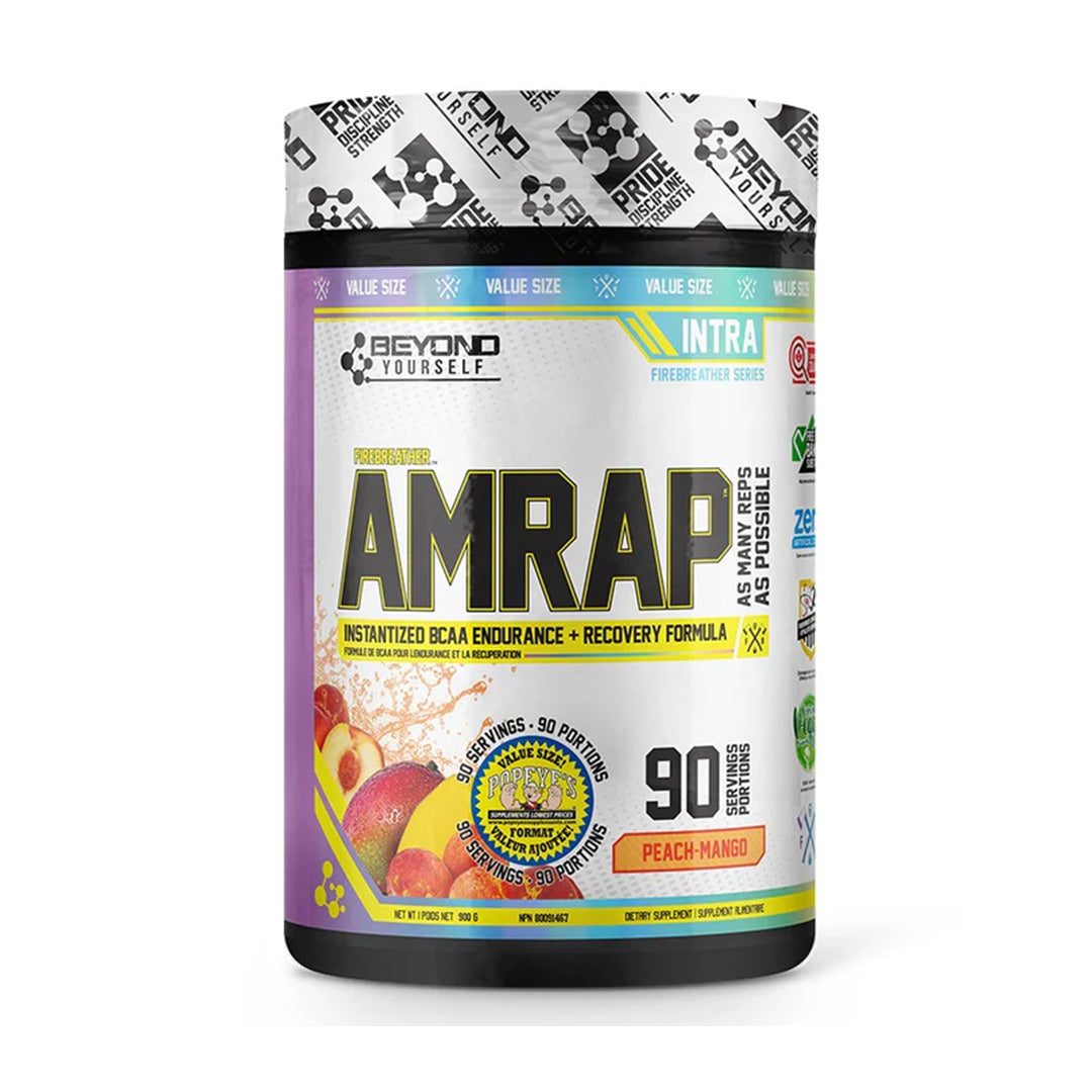 BCAA Beyond Yourself AMRAP - Pêche/Mangue - 900g (90 portions)