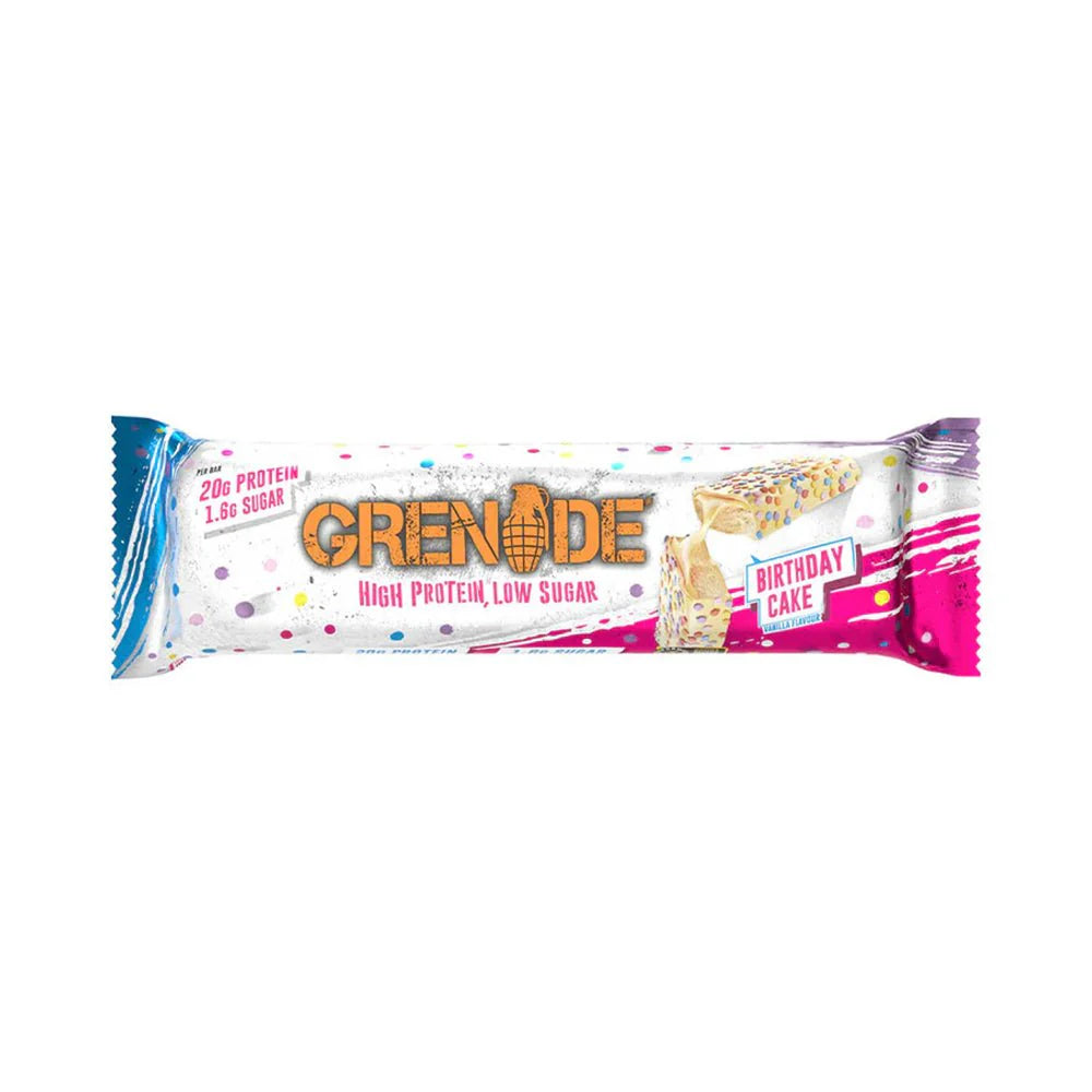 Barres protéines Grenade - Gâteau de fête
