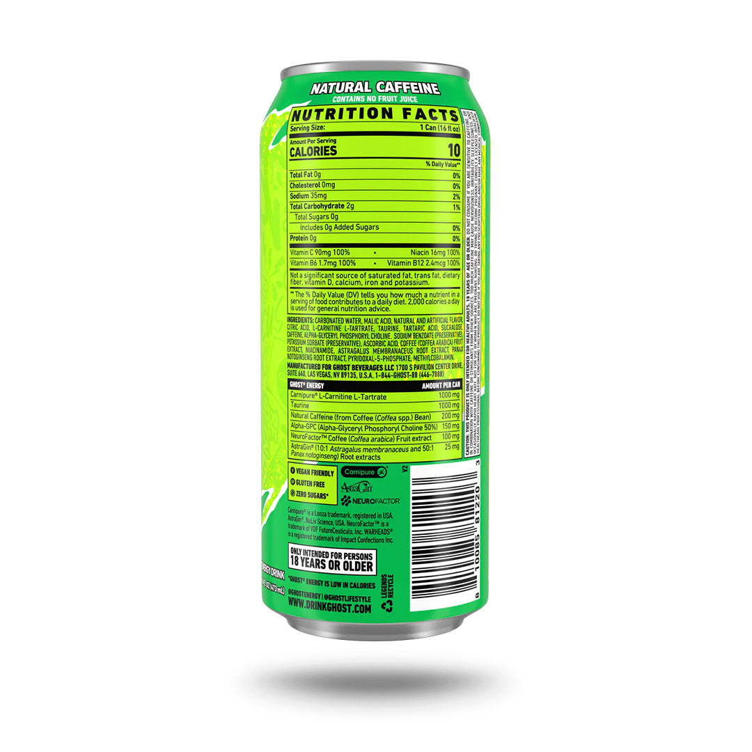 Ghost - Boisson énergisante - Surette