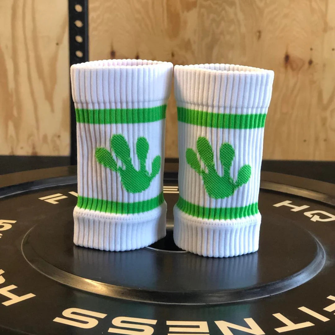 Frog - Sweatbands Vert/Blanc