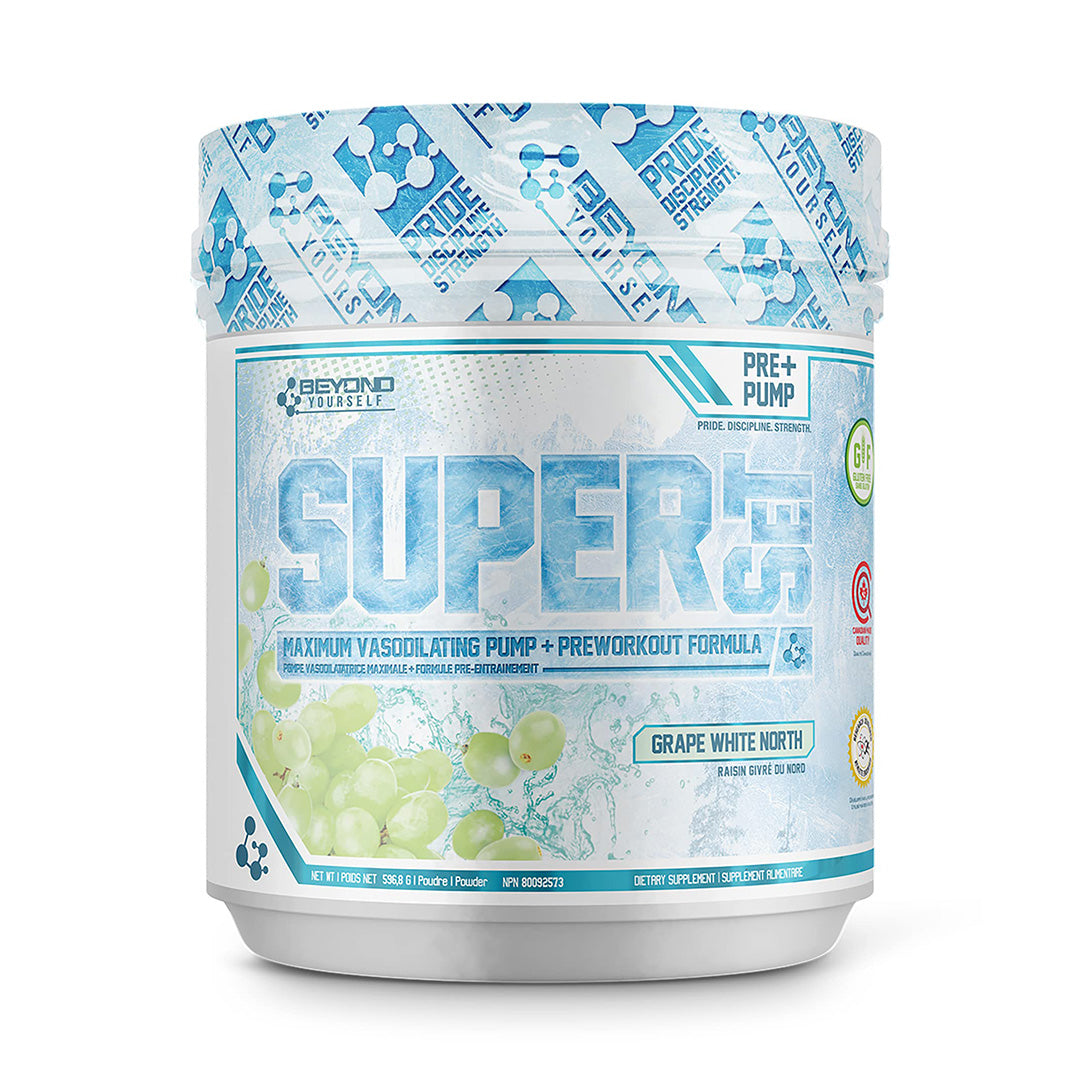 Preworkout Beyond Yourself Superset - Saveur Grape White North 716g