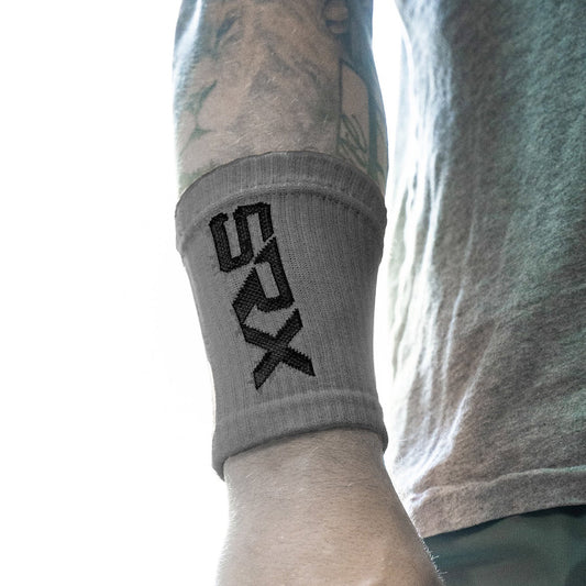WRIST BANDS SRX - HEATHER GREY