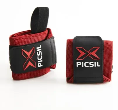 Elastic wristband pour le Powerlifting - Rouge