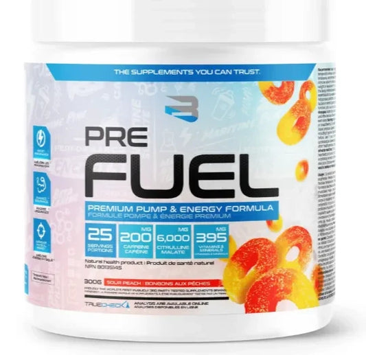 Believe - Pre Fuel - Bonbons aux pêches