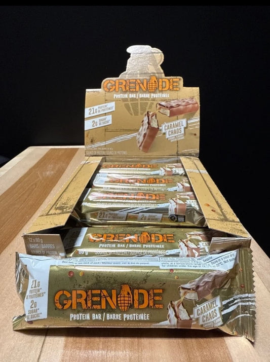 Barres protéines Grenade - Caramel Chaos